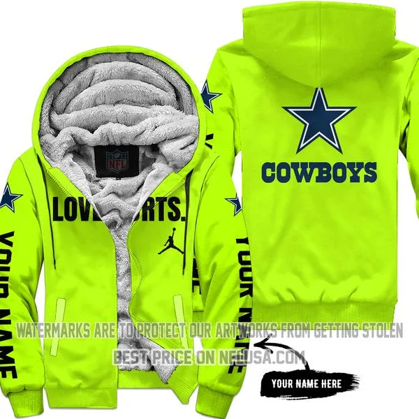 Limited Edition - Dallas Cowboys - Neon - Fleece Zip Hoodie