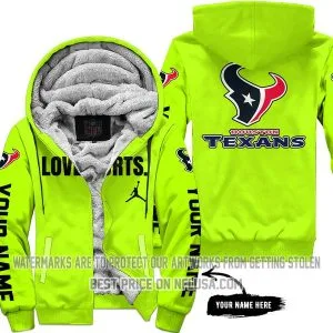 Limited Edition - Houston Texans - Neon - Fleece Zip Hoodie
