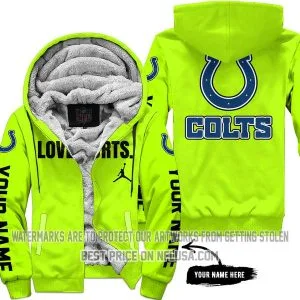 Limited Edition - Indianapolis Colts - Neon - Fleece Zip Hoodie