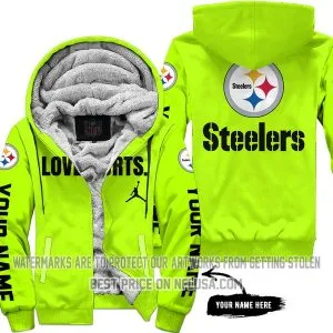 Limited Edition - Pittsburgh Steelers - Neon - Fleece Zip Hoodie