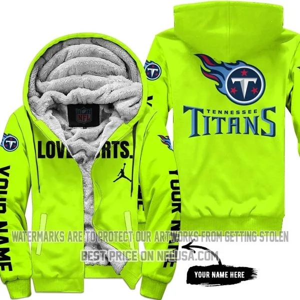 Limited Edition - Tennessee Titans - Neon - Fleece Zip Hoodie