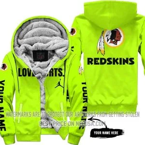 Limited Edition - Washington Redskins - Neon - Fleece Zip Hoodie
