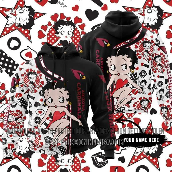 Limited Edition Betty Boop - Arizona Cardinals