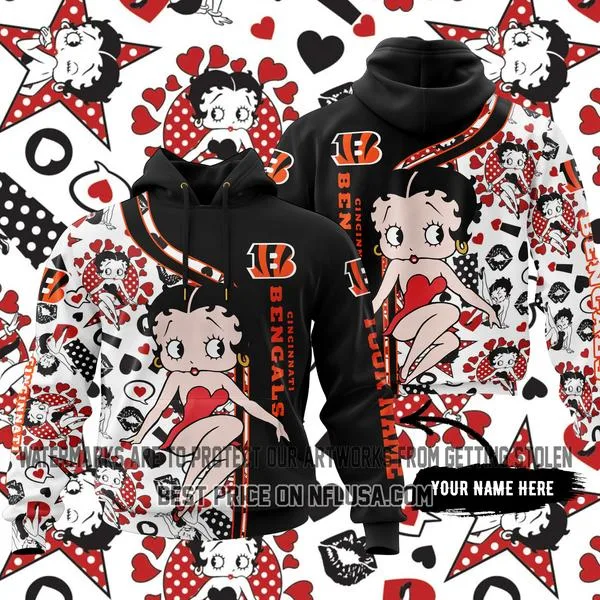 Limited Edition Betty Boop - Cincinnati Bengals