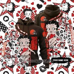 Limited Edition Betty Boop - Cleveland Browns