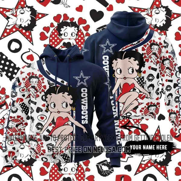 Limited Edition Betty Boop - Dallas Cowboys