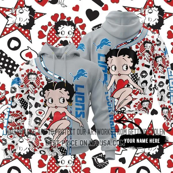 Limited Edition Betty Boop - Detroit Lions