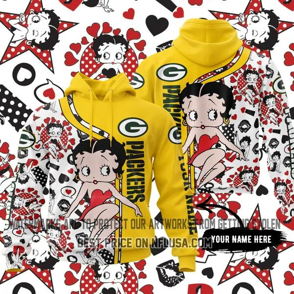 Limited Edition Betty Boop - Green Bay Packers
