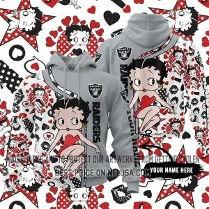 Limited Edition Betty Boop - Las Vegas Raiders