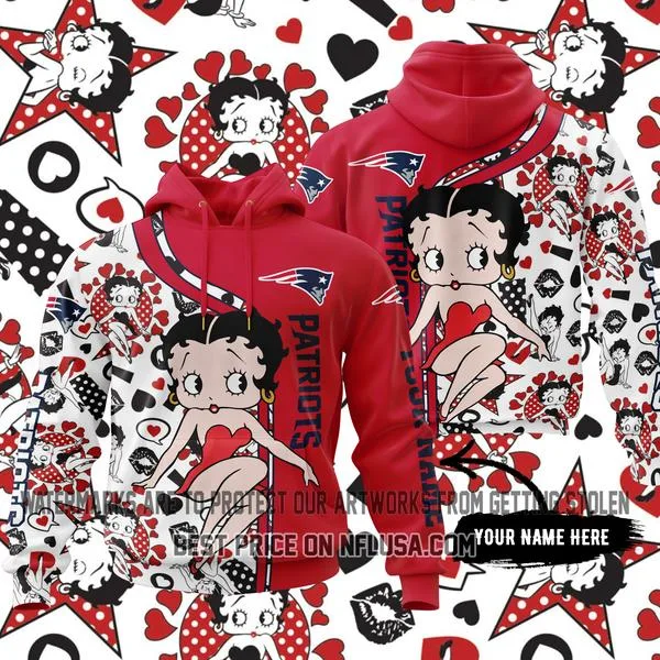 Limited Edition Betty Boop - New England Patriots