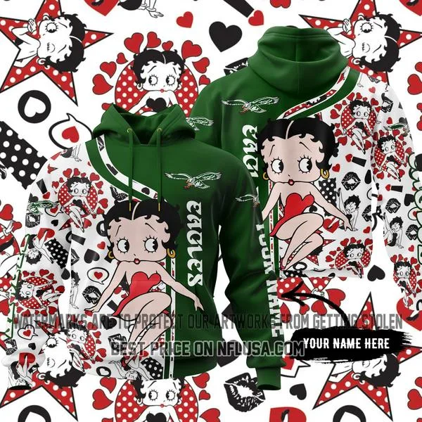 Limited Edition Betty Boop - Philadelphia Eagles 1987