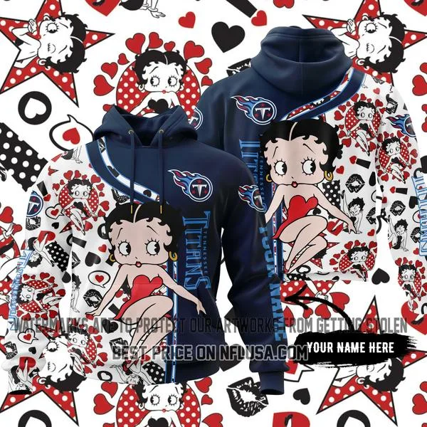 Limited Edition Betty Boop - Tennessee Titans