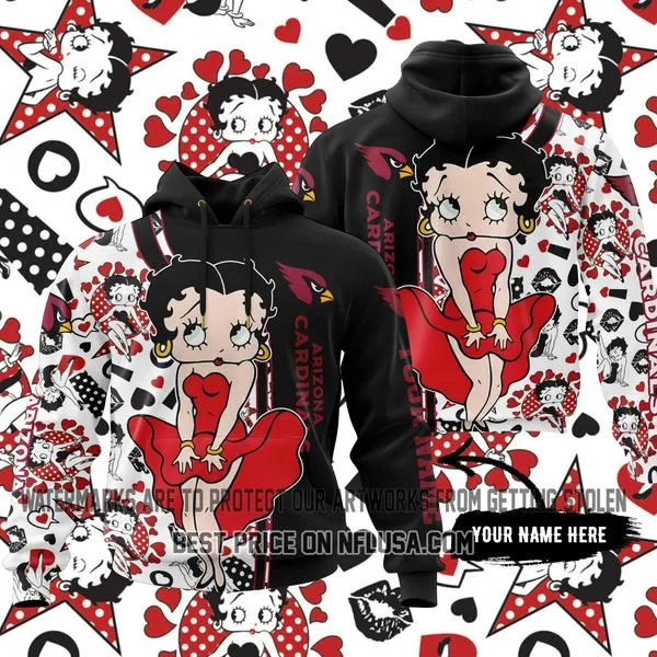 Limited Edition Betty Boop V1 - Arizona Cardinals