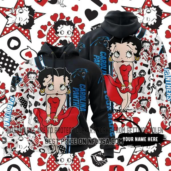 Limited Edition Betty Boop V1 - Carolina Panthers