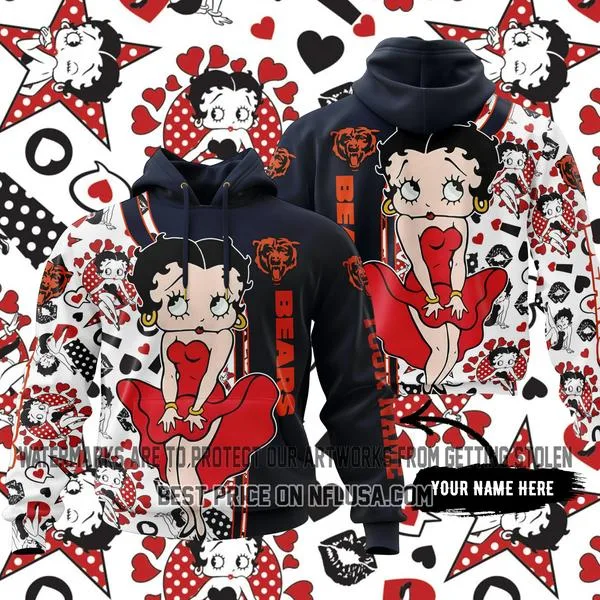 Limited Edition Betty Boop V1 - Chicago Bears