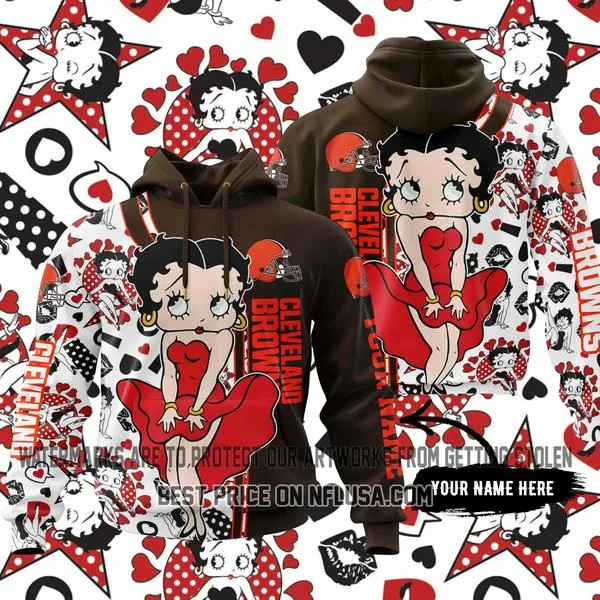 Limited Edition Betty Boop V1 - Cleveland Browns