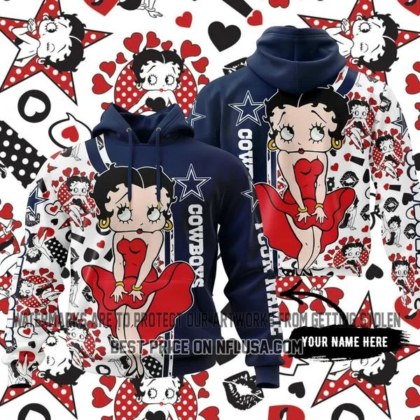 Limited Edition Betty Boop V1 - Dallas Cowboys