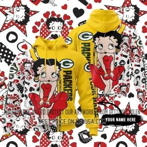 Limited Edition Betty Boop V1 - Green Bay Packers