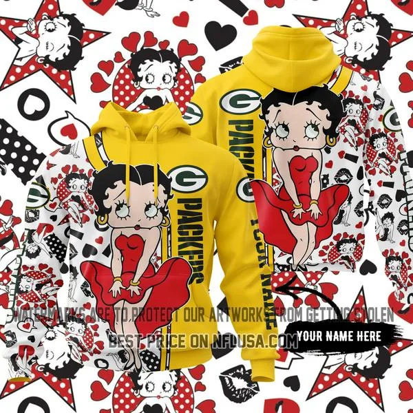 Limited Edition Betty Boop V1 - Green Bay Packers