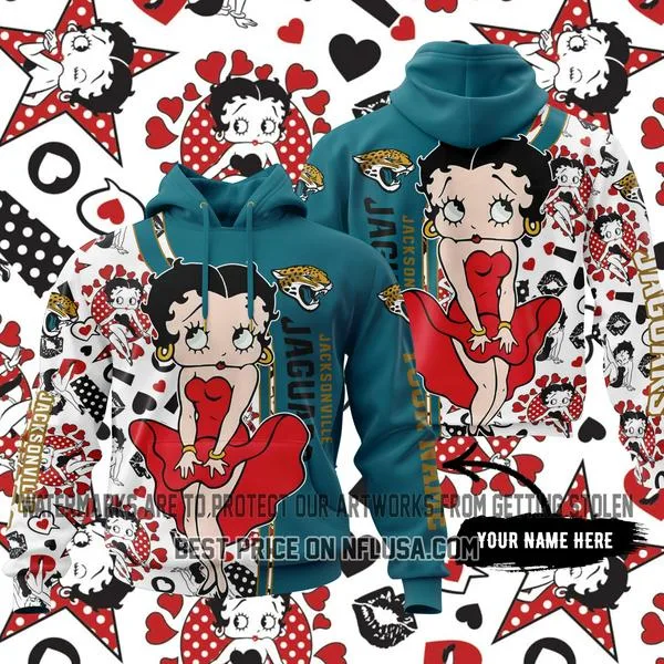 Limited Edition Betty Boop V1 - Jacksonville Jaguars