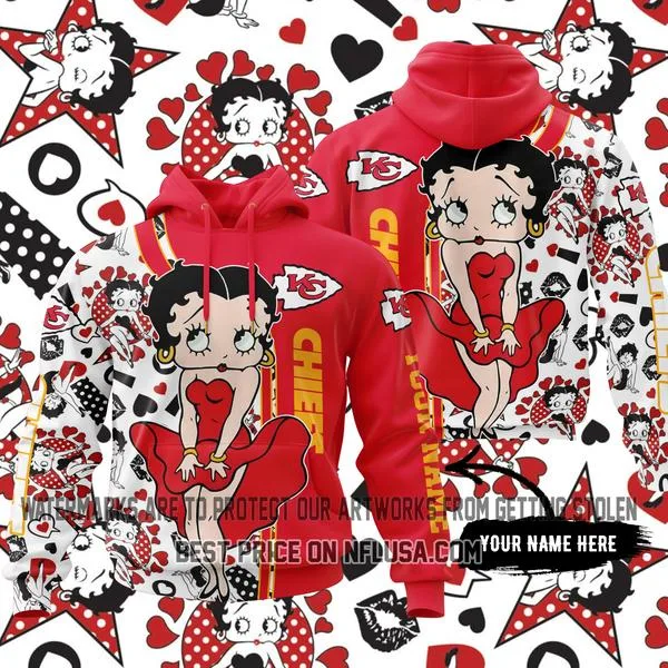 Limited Edition Betty Boop V1 - Kansas City Chiefs
