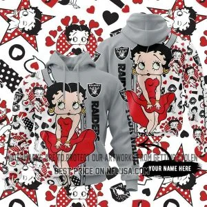 Limited Edition Betty Boop V1 - Las Vegas Raiders