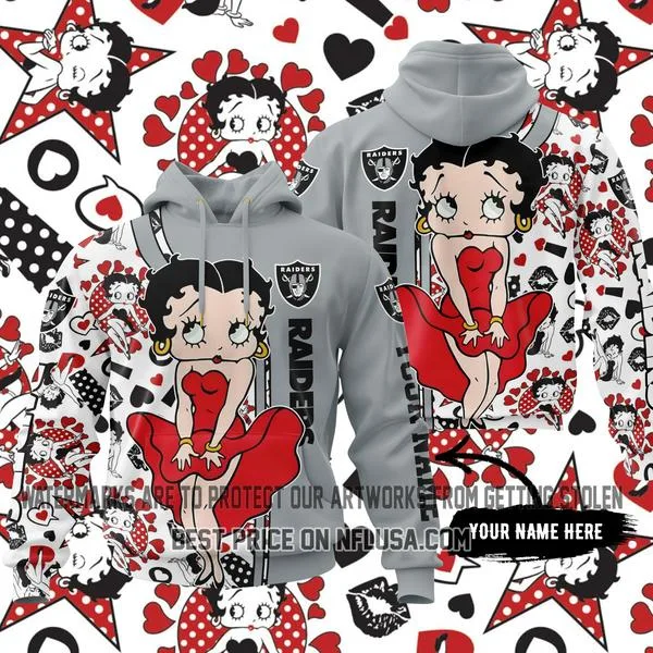 Limited Edition Betty Boop V1 - Las Vegas Raiders