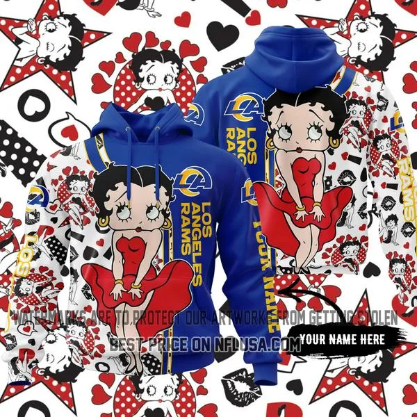 Limited Edition Betty Boop V1 - Los Angeles Rams