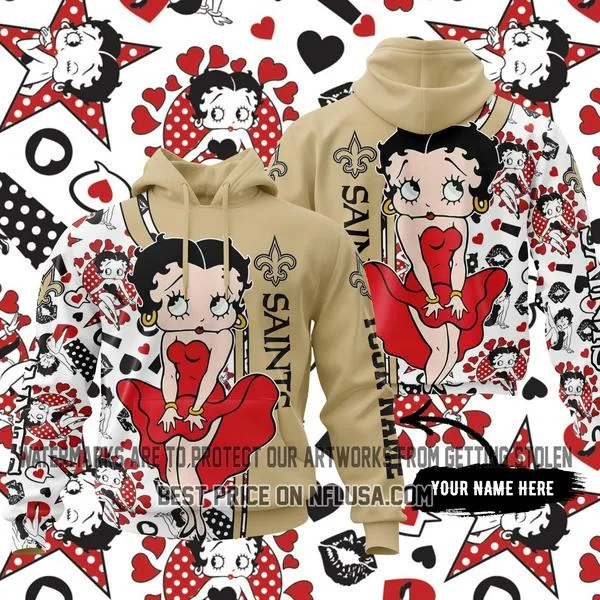 Limited Edition Betty Boop V1 - New Orleans Saints