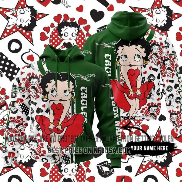 Limited Edition Betty Boop V1 - Philadelphia Eagles 1987