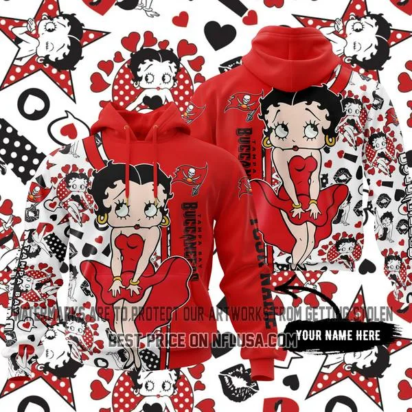 Limited Edition Betty Boop V1 - Tampa Bay Buccaneers