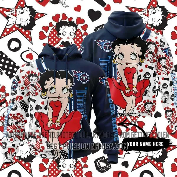 Limited Edition Betty Boop V1 - Tennessee Titans