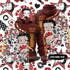 Limited Edition Betty Boop - Washington Commanders