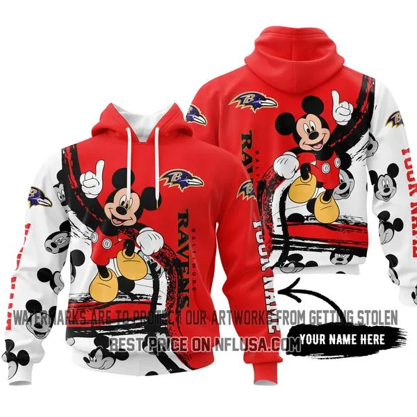 Limited Edition Mickey Mouse - Baltimore Ravens