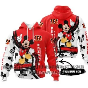 Limited Edition Mickey Mouse - Cincinnati Bengals