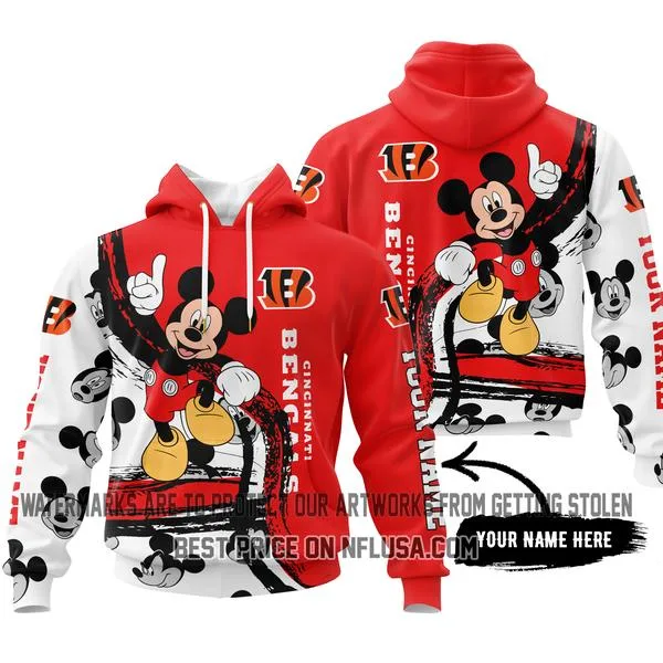 Limited Edition Mickey Mouse - Cincinnati Bengals