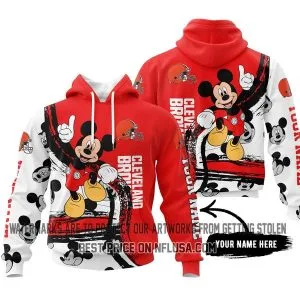Limited Edition Mickey Mouse - Cleveland Browns