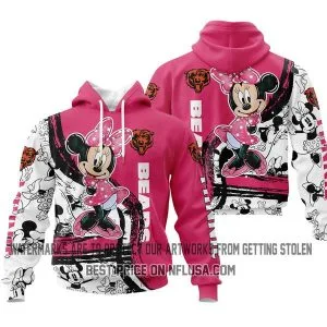 Limited Edition Minnie Mouse - Chicago Bears