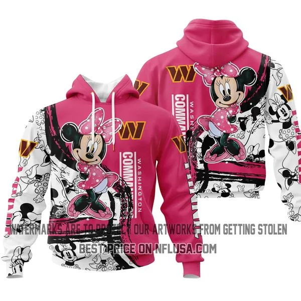 Limited Edition Minnie Mouse - Washington Commanders
