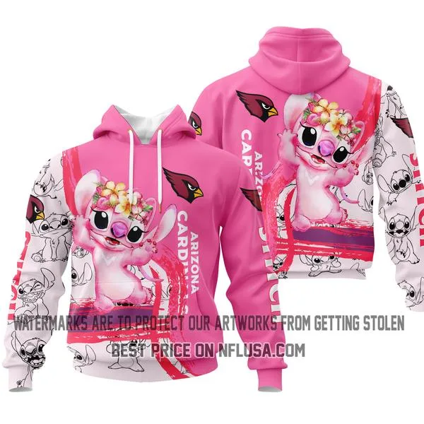 Limited Edition Stitch Pink - Arizona Cardinals
