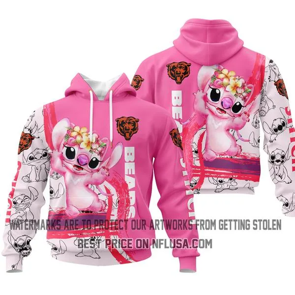 Limited Edition Stitch Pink - Chicago Bears