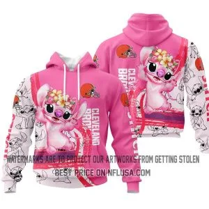Limited Edition Stitch Pink - Cleveland Browns