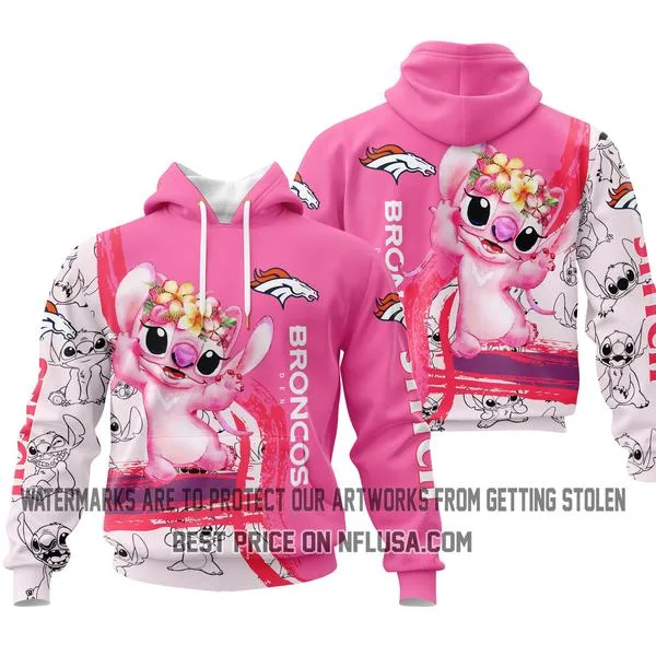Limited Edition Stitch Pink - Denver Broncos