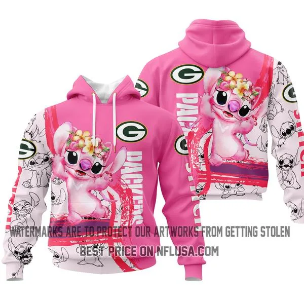Limited Edition Stitch Pink - Green Bay Packers
