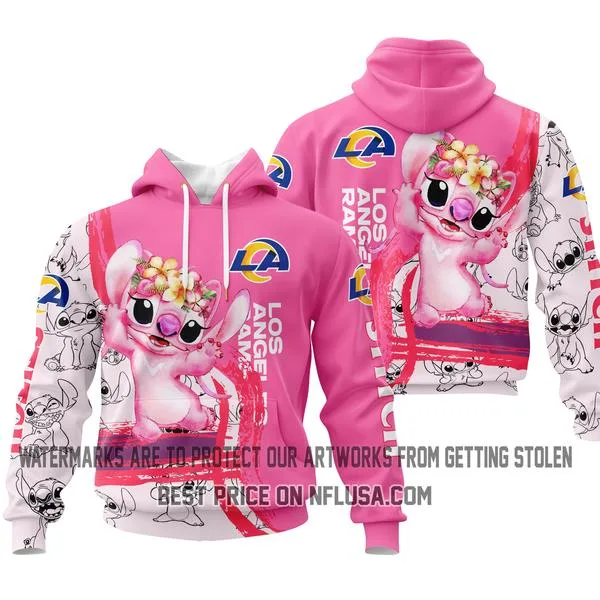 Limited Edition Stitch Pink - Los Angeles Rams