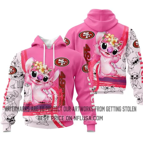 Limited Edition Stitch Pink - San Francisco 49ers
