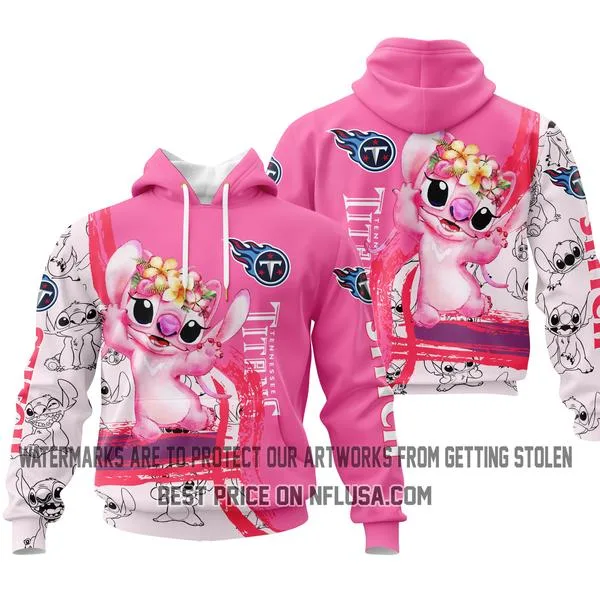 Limited Edition Stitch Pink - Tennessee Titans