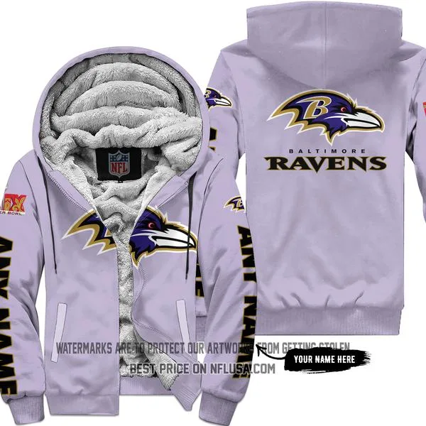 Limited Edition - Baltimore Ravens - Fleece Zip Hoodie