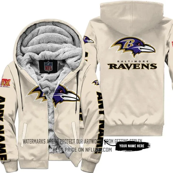 Limited Edition - Baltimore Ravens - Fleece Zip Hoodie