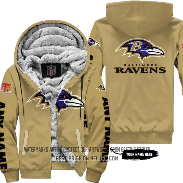 Limited Edition - Baltimore Ravens - Fleece Zip Hoodie